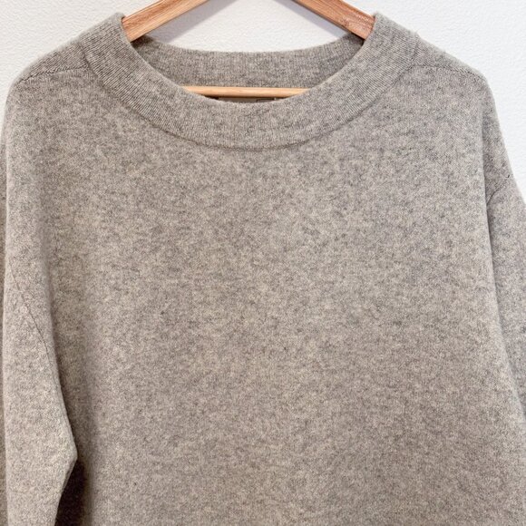Hansel from Basel Light Gray Oversized Wool Blend Sweater Size 1 S/M - Picture 4 of 10